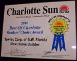 2010 Charlotte Sun Award